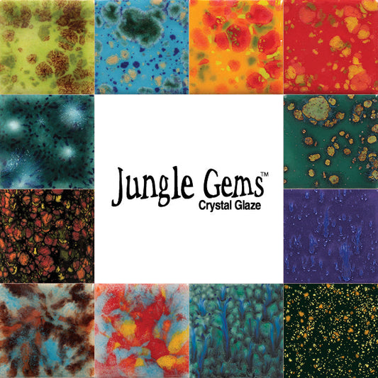 Sada Mayco Jungle Gems Crystal Glaze Kit 2 (12 nádob)