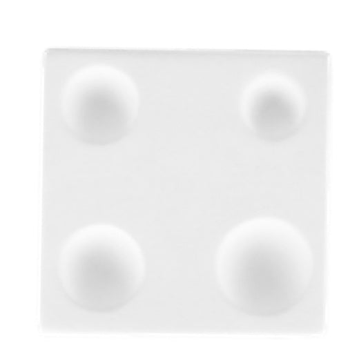 Keramická paletka na glazury 10 × 10 cm se 4 jamkami